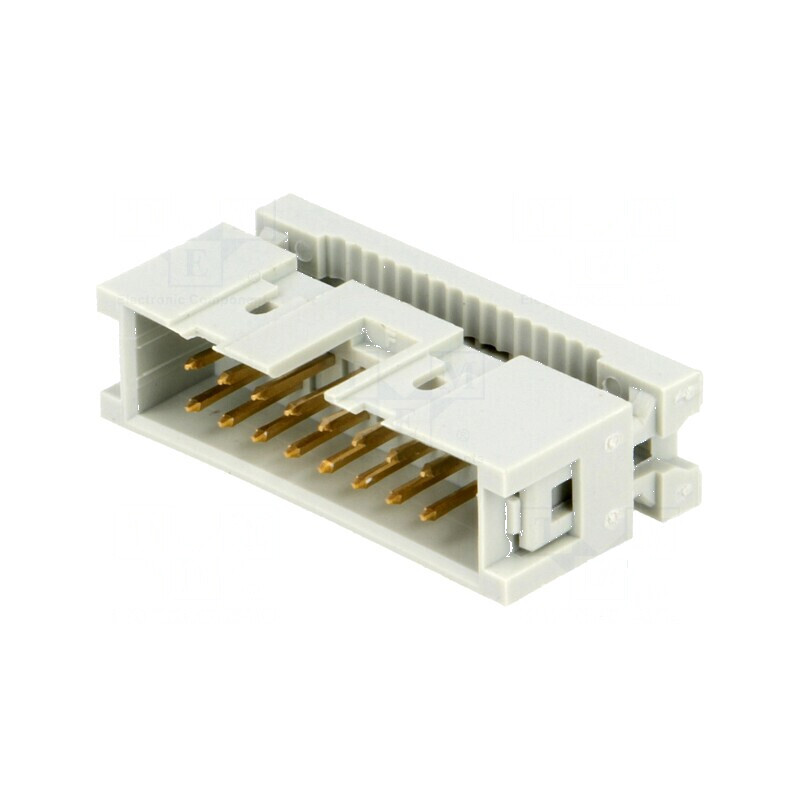 Conector IDC Mufă Tată 16 PIN pentru Cablu Bandă 1,27mm - Conexiune Fiabilă și Eficientă | Electronic-mag.ro | Componente Electr Conector IDC Mufă Tată 16 PIN pentru Cablu Bandă 1,27mm - Conexiune Fiabilă și Eficientă | Electronic-mag.ro | Componente Electr