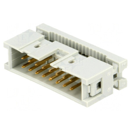 Conector IDC Mufă Tată 16 PIN pentru Cablu Bandă 1,27mm - Conexiune Fiabilă și Eficientă | Electronic-mag.ro | Componente Electr
