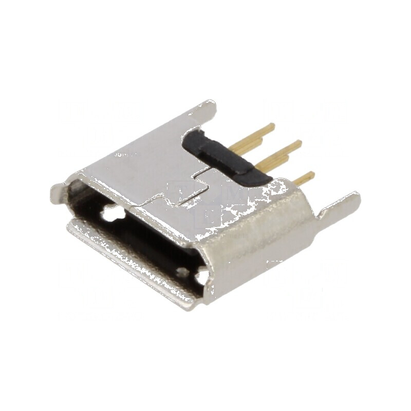 Conector USB B Micro THT PIN 5 Drept USB 2.0 1,8A - Soclu de Conexiune Profesional pentru Aplicații Electronice | Electronic-mag