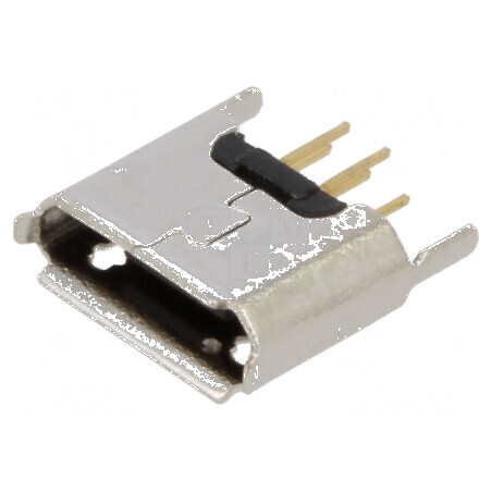 Conector USB B Micro THT PIN 5 Drept USB 2.0 1,8A - Soclu de Conexiune Profesional pentru Aplicații Electronice | Electronic-mag