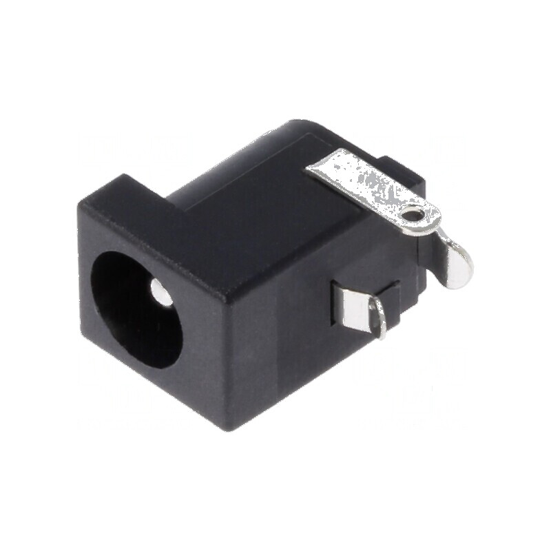 Conector Alimentare DC Soclu Tată 6,3/2,5mm pentru PCB THT - Componente Electronice | Electronic-mag.ro | Componente Electronice
