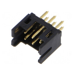 Conector PCB-cablu/PCB soclu tată 6 PIN DF11 Pas 2mm THT - Componentă electronică pentru montaj prin prinse | Electronic-mag.ro 