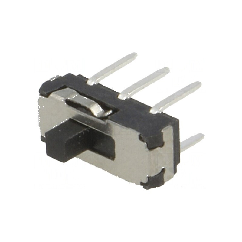 Comutator glisant DPDT 0,3A/6VDC ON-ON, Poz: 2, Nr. term: 6, montare THT | Electronic-mag.ro | Componente Electronice Comutator glisant DPDT 0,3A/6VDC ON-ON, Poz: 2, Nr. term: 6, montare THT | Electronic-mag.ro | Componente Electronice