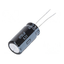 Condensator Electrolitic Low ESR THT 1800uF 25VDC Ø12,5x25mm pentru Aplicatii Electronice | Electronic-mag.ro | Componente Elect