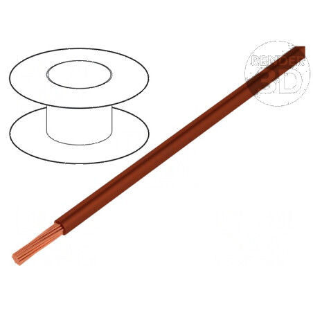 Cablu electric H05V2-K, LgYc, 1mm², PVC maro, 300V/500V, 500m | Electronic-mag.ro | Componente Electronice