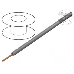 Cablu electric H05V2-K, LgYc, litat cu secțiune de 1mm², PVC gri, 300V/500V, lungime 500m | Electronic-mag.ro | Componente Elect