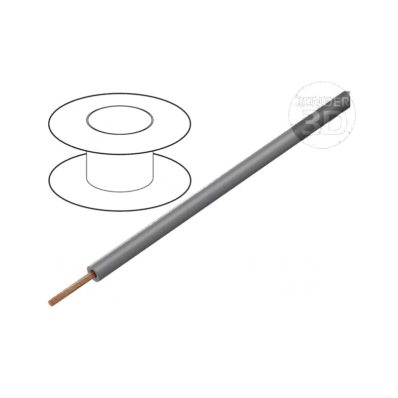 Cablu electric H05V2-K, LgYc, litat cu secțiune de 1mm², PVC gri, 300V/500V, lungime 500m | Electronic-mag.ro | Componente Elect Cablu electric H05V2-K, LgYc, litat cu secțiune de 1mm², PVC gri, 300V/500V, lungime 500m | Electronic-mag.ro | Componente Elect