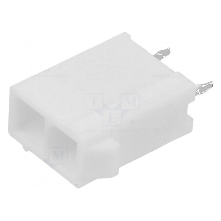 MF HCS VERT HDR DR 2CKT V-0 TIN - Conector Vertical cu Două Puncte de Contact, Certificare V-0 | Electronic-mag.ro | Componente 