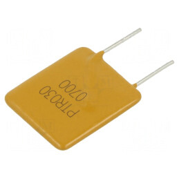 Siguranță Polimerică PTC 7A cu Imax 100A THT PTR030V - Pachet de Protecție Electrică | Electronic-mag.ro | Componente Electronic