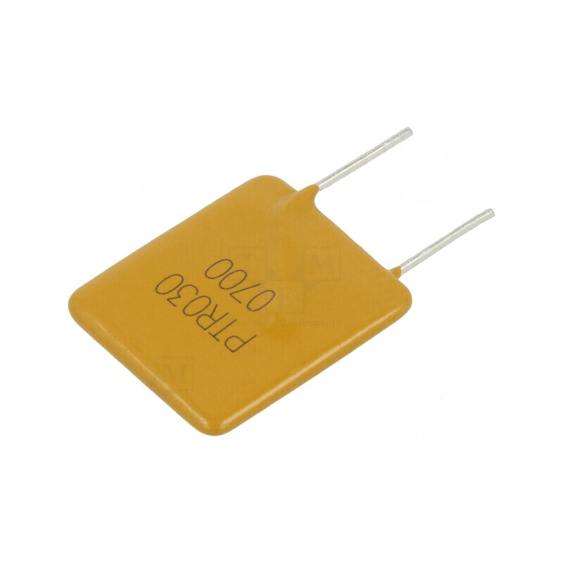Siguranță Polimerică PTC 7A cu Imax 100A THT PTR030V - Pachet de Protecție Electrică | Electronic-mag.ro | Componente Electronic