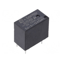 Releu electromagnetic SPST-NO 24VDC 10A/250VAC THT - Componente electrice industriale | Electronic-mag.ro | Componente Electroni