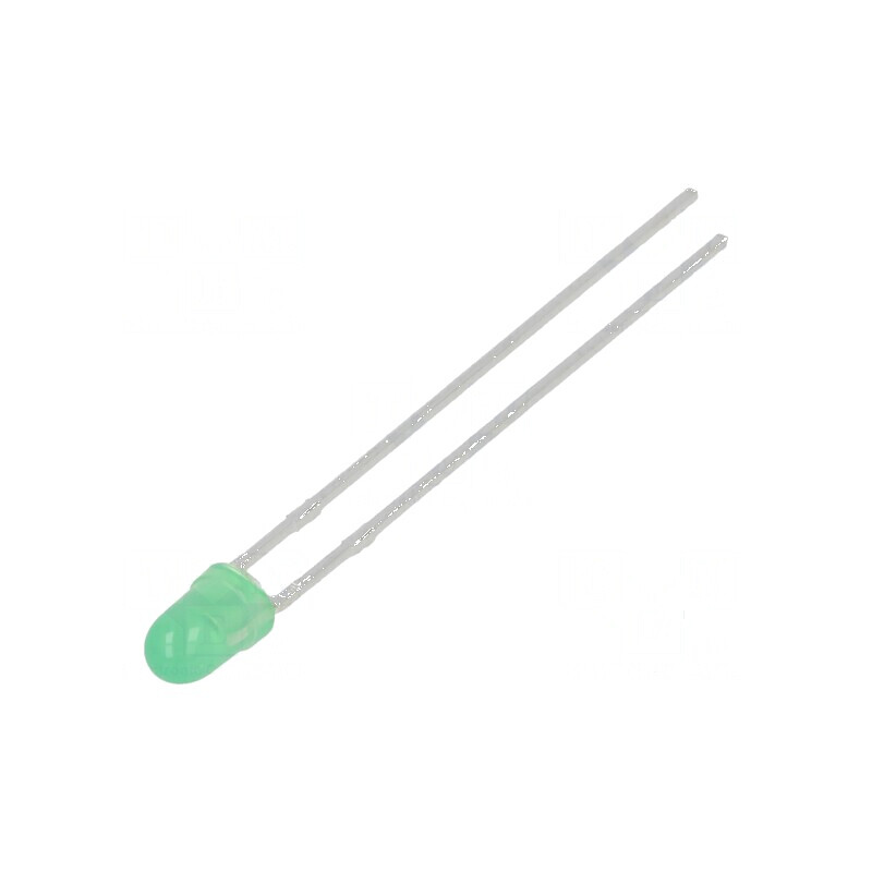 LED Verde 2,9mm 180mcd 40° Convex - Nr. Term: 2 | Electronic-mag.ro | Componente Electronice