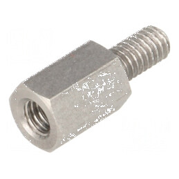 Piuliță Distanțieră Filetată 10mm - Filet Interior M4, Filet Exterior M4 | Electronic-mag.ro | Componente Electronice