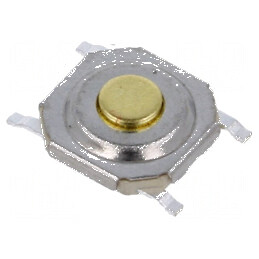 Microîntrerupător TACT SPST Pozitiv 2, 0,05A/12VDC SMD Fără 2,55N - Comutator Compact pentru Circuit Electronic | Electronic-mag