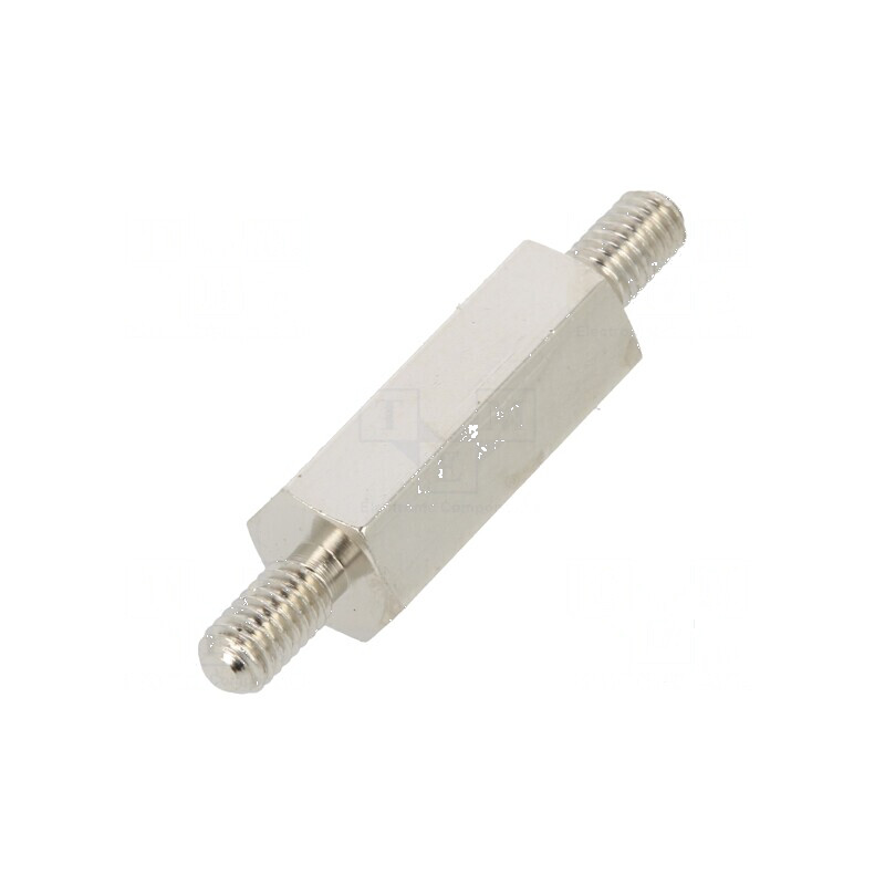 Piuliță-distanțieră filetată hexagonală 15mm, filet extern M3 | Electronic-mag.ro | Componente Electronice