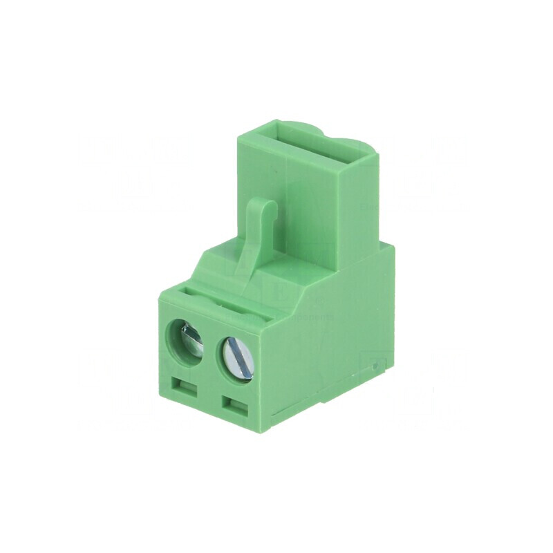 Regletă de Conexiuni Deconectabilă 5mm cu 2 Piste Drept Mufă | Electronic-mag.ro | Componente Electronice