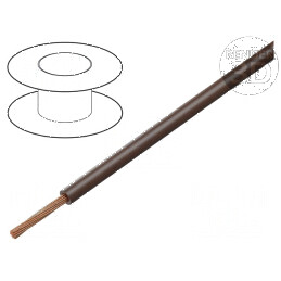 Cablu FLYW 1x1mm² Litat Cu PVC Maro 60V 100m - Izolație Rezistentă pentru Utilizări Electrice | Electronic-mag.ro | Componente E