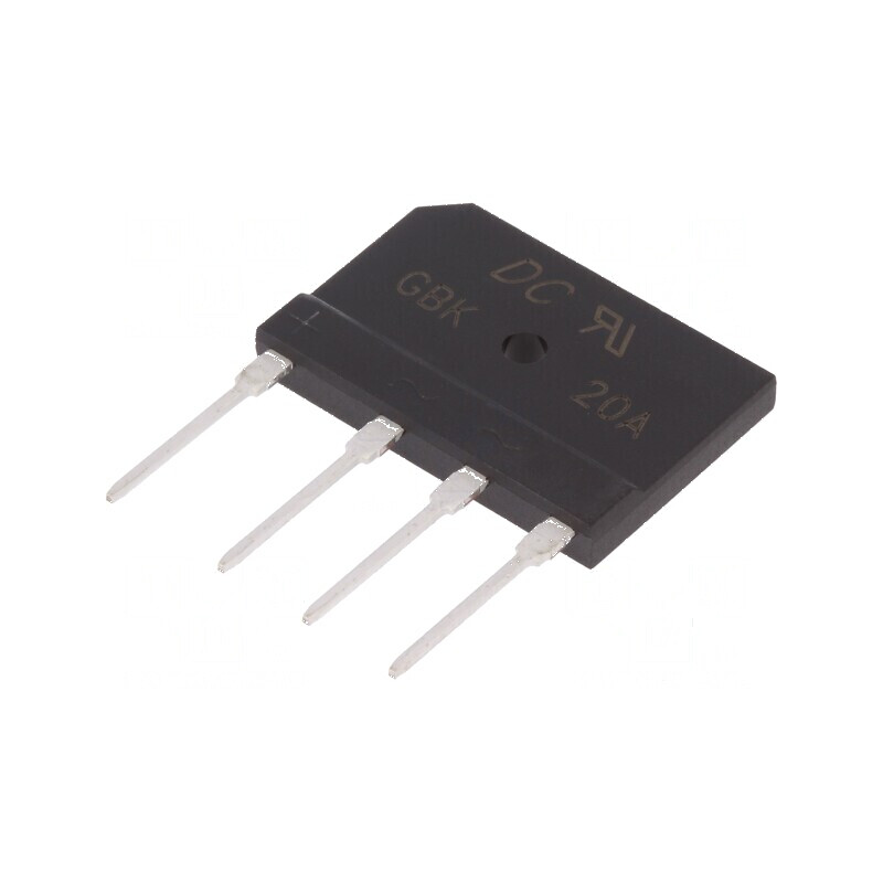 Punte Redresoare Monofazat Urmax 50V, 20A, 250A - Componente Electrice de Înaltă Performanță | Electronic-mag.ro | Componente El