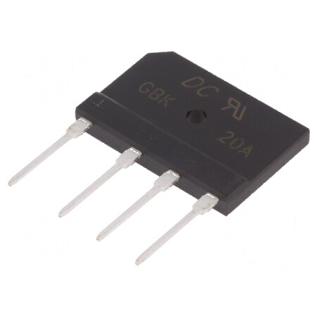 Punte Redresoare Monofazat Urmax 50V, 20A, 250A - Componente Electrice de Înaltă Performanță | Electronic-mag.ro | Componente El