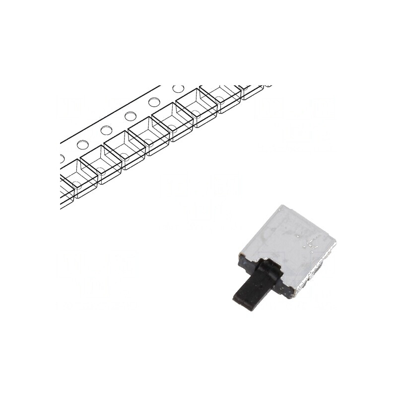 Comutator cu senzor Poz 2 SPST 0,01A/5VDC, Terminație curbată, Rezistență 500mΩ | Electronic-mag.ro | Componente Electronice