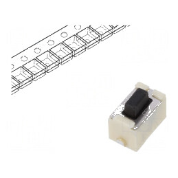 Microîntrerupător TACT SPST 0,05A 12VDC SMT 5mm EVQ5 - Comutator Compact pentru Aplicații Electrice | Electronic-mag.ro | Compon