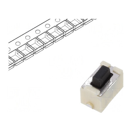 Microîntrerupător TACT SPST 0,05A 12VDC SMT 5mm EVQ5 - Comutator Compact pentru Aplicații Electrice | Electronic-mag.ro | Compon