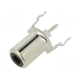 Conector RCA soclu mamă drept THT nichelat, negru - Accesoriu audio de înaltă calitate | Electronic-mag.ro | Componente Electron