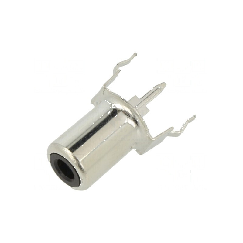 Conector RCA soclu mamă drept THT nichelat, negru - Accesoriu audio de înaltă calitate | Electronic-mag.ro | Componente Electron