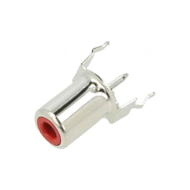 Conector RCA Soclu Mamă Drept THT Nichelat cu Etichetă Roșie - Componentă Audio Video | Electronic-mag.ro | Componente Electroni Conector RCA Soclu Mamă Drept THT Nichelat cu Etichetă Roșie - Componentă Audio Video | Electronic-mag.ro | Componente Electroni