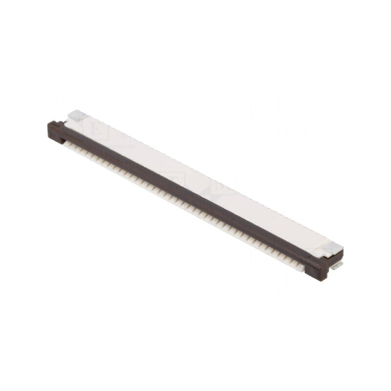 Conector FFC/FPC Orizontal 40 PIN ZIF SMT 50V 0.4A -25 până la 85°C | Electronic-mag.ro | Componente Electronice