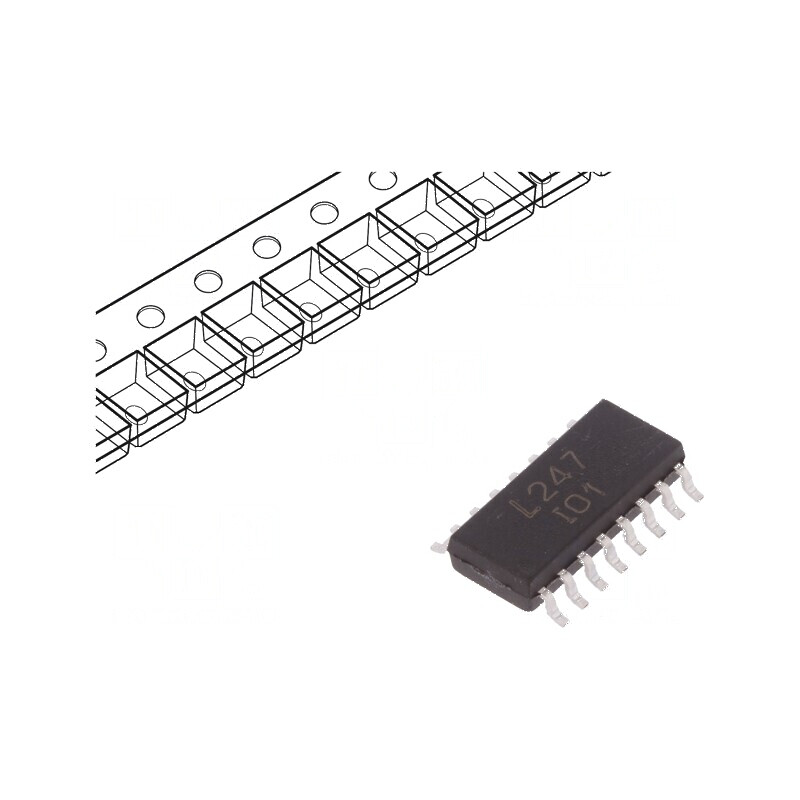 Optocuplor SMD cu 4 Ieșiri, Tranzistori, Izolație 3,75kV, Tensiune Colector-Emitter 80V | Electronic-mag.ro | Componente Electro Optocuplor SMD cu 4 Ieșiri, Tranzistori, Izolație 3,75kV, Tensiune Colector-Emitter 80V | Electronic-mag.ro | Componente Electro