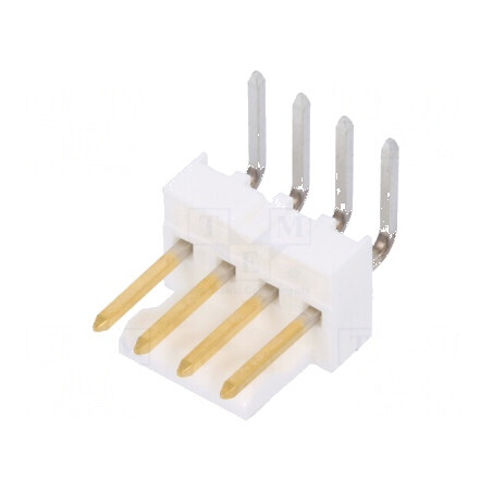 Conector Cablu-Placă Soclu Tată KK 254 2,54mm PIN 4 THT 4A pentru Circuite Electronice | Electronic-mag.ro | Componente Electron