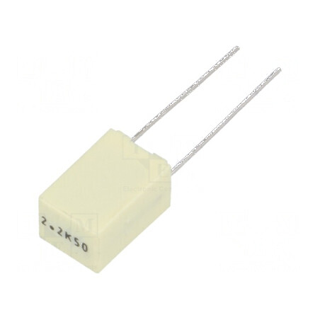 Condensator poliester 2,2uF 30VAC 50VDC 5mm ±10% THT - Componentă electronică de calitate | Electronic-mag.ro | Componente Elect