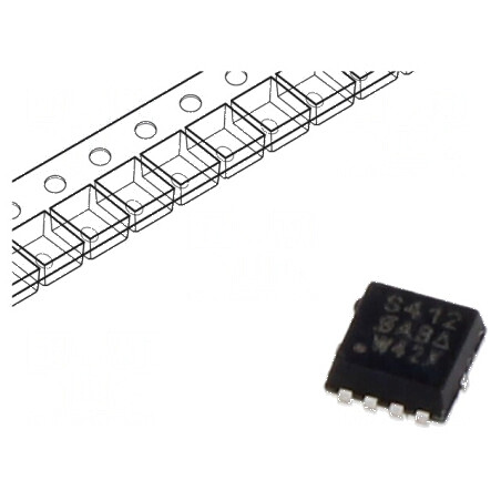 Tranzistor N-MOSFET Unipolar 30V 12A - Curent Maxim 30A, Putere 10W | Electronic-mag.ro | Componente Electronice