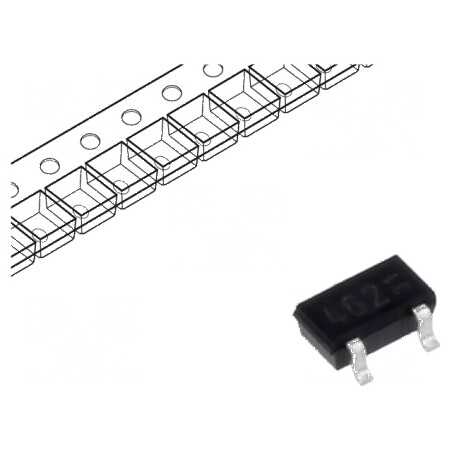 Senzor Hall cu clichet SC59 - Interval de măsurare 3,5÷3,5mT, Alimentare 2,7÷18VDC, SMT | Electronic-mag.ro | Componente Electro