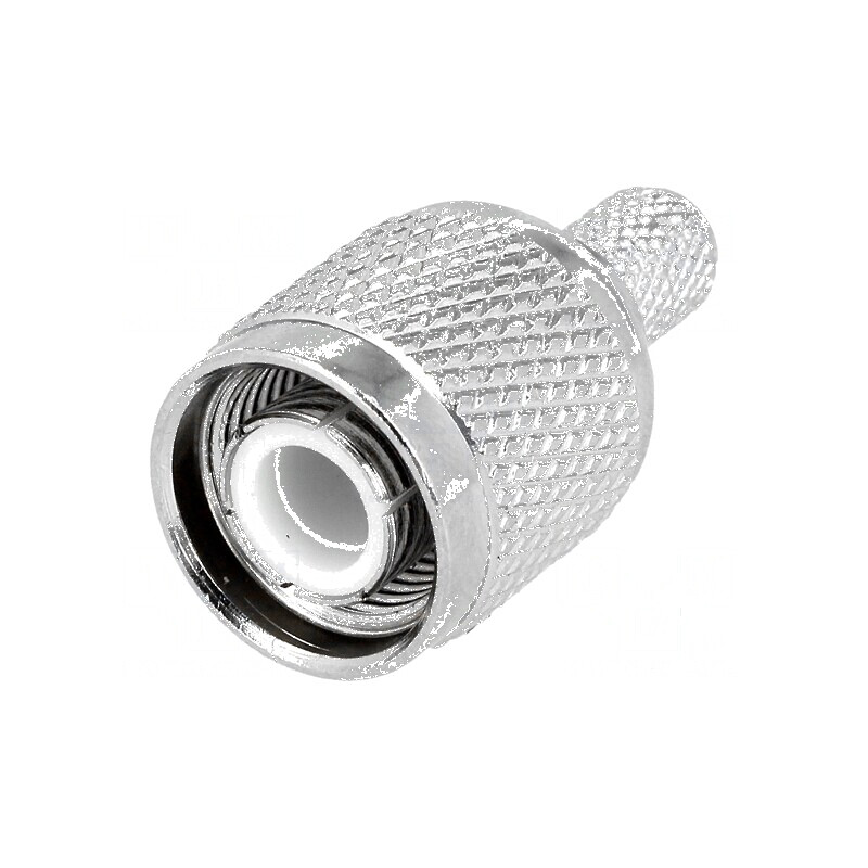 Conector TNC mufă tată drept pentru cablu RG59, tip crimpat | Electronic-mag.ro | Componente Electronice