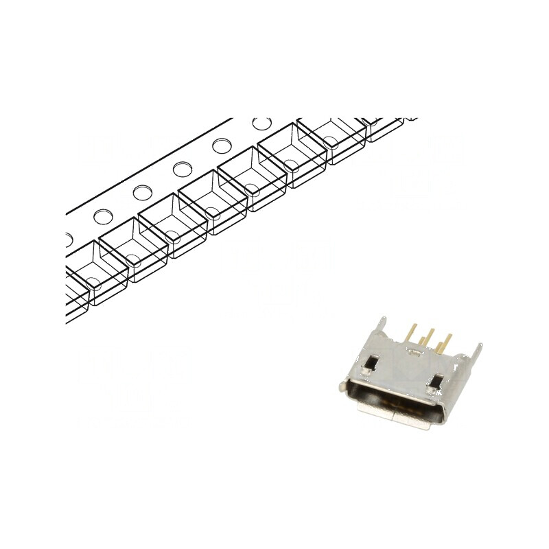 Conector USB AB Micro Soclu THT PIN 5 Drept USB 2.0 1,8A - Componentă Electronică de Înaltă Calitate | Electronic-mag.ro | Compo Conector USB AB Micro Soclu THT PIN 5 Drept USB 2.0 1,8A - Componentă Electronică de Înaltă Calitate | Electronic-mag.ro | Compo