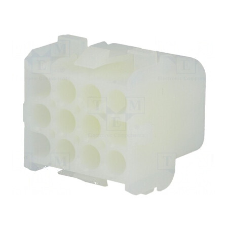 Conector cablu-cablu 6,35mm mufe tată/mamă, 12 pini, 600V | Electronic-mag.ro | Componente Electronice