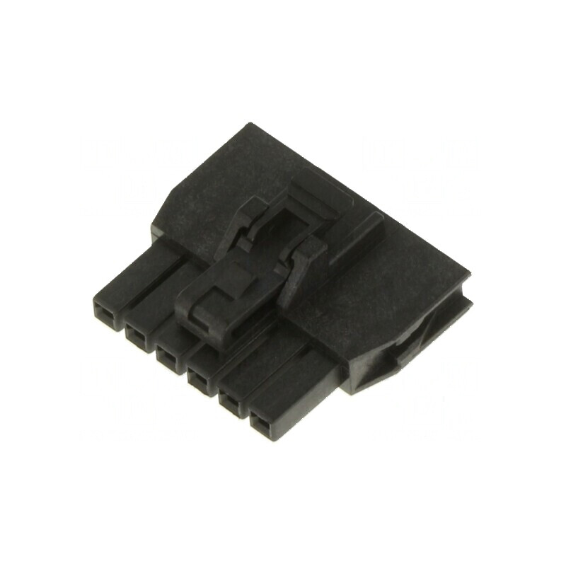 Conector cablu-placă Nano-Fit PIN 6, temperatură operare -40÷105°C, standard UL94V-0, mufă profesională | Electronic-mag.ro | Co