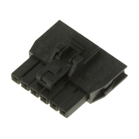 Conector cablu-placă Nano-Fit PIN 6, temperatură operare -40÷105°C, standard UL94V-0, mufă profesională | Electronic-mag.ro | Co