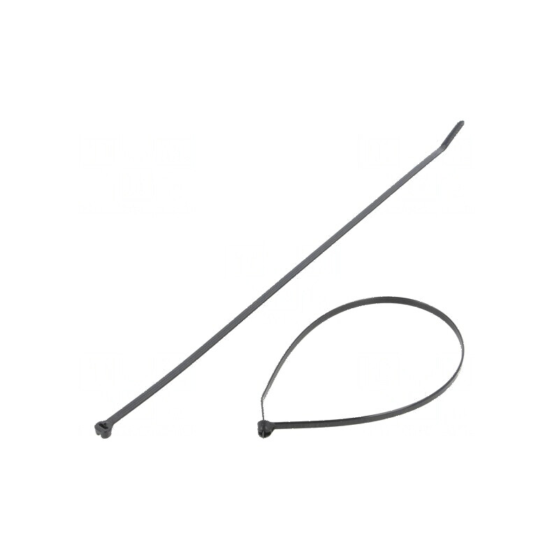 Colier de strângere cu închidere metalică - Dimensiuni: Lungime 305mm, Lățime 4,7mm | Electronic-mag.ro | Componente Electronice