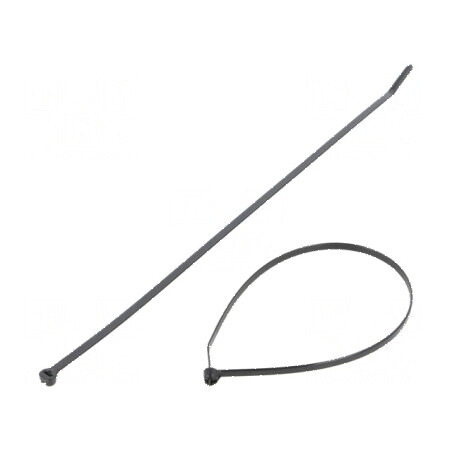 Colier de strângere cu închidere metalică - Dimensiuni: Lungime 305mm, Lățime 4,7mm | Electronic-mag.ro | Componente Electronice