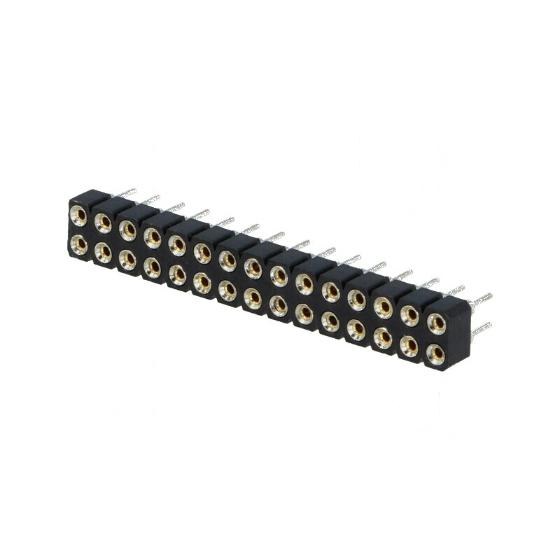 Conector Şiruri Pini Soclu Mamă PIN 30 Contacte Întoarse - Componentă Electronică de Conectare | Electronic-mag.ro | Componente 
