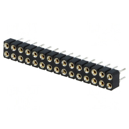 Conector Şiruri Pini Soclu Mamă PIN 30 Contacte Întoarse - Componentă Electronică de Conectare | Electronic-mag.ro | Componente 