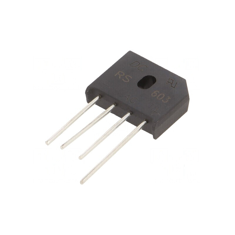 Punte Redresoare Monofazată Urmax 200V, 6A, 150A Ifsm - Componente Electrice Profesionale | Electronic-mag.ro | Componente Elect