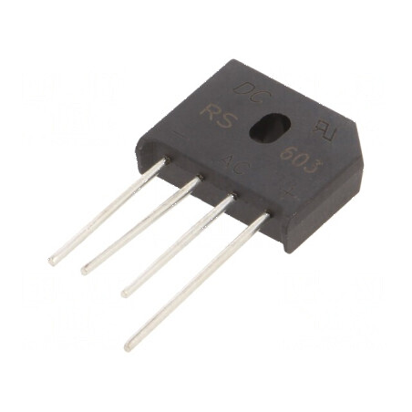 Punte Redresoare Monofazată Urmax 200V, 6A, 150A Ifsm - Componente Electrice Profesionale | Electronic-mag.ro | Componente Elect