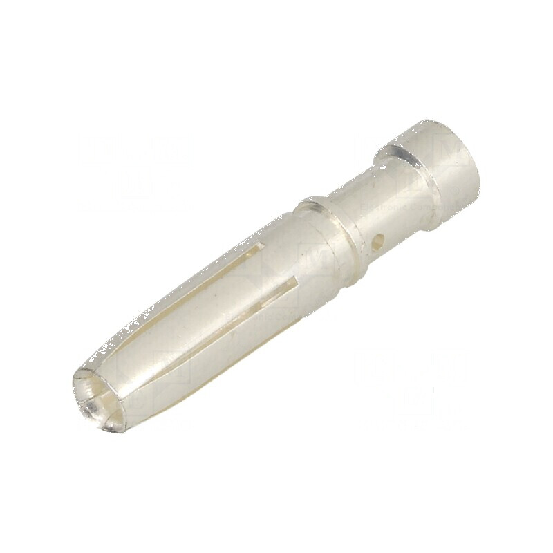 Pin mamă din aliaj de cupru argintat 3mm² Han E® crimpat 16A - Conector electric profesional | Electronic-mag.ro | Componente El