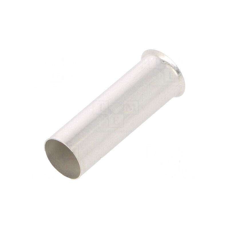 Vârf tub de capăt neizolat 25mm² - 25mm cositorit, crimpat, pentru conexiuni electrice profesionale | Electronic-mag.ro | Compon