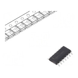 Circuit Integrat Digital NAND, 4 Canale, 2 Intrări, SMD SO14, Tensiune 4,5÷5,5VDC, Temperatură -40÷85°C, ACT | Electronic-mag.ro