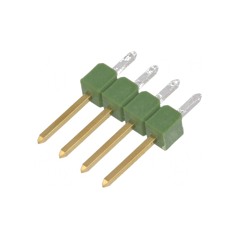 Conector AMPMODU MOD II 4 pini THT - Conector tată şiruri pini | Electronic-mag.ro | Componente Electronice
